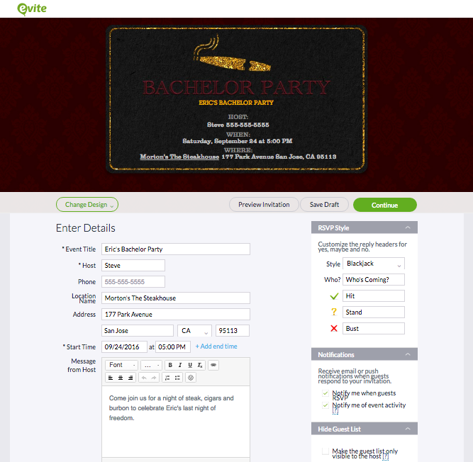 Inviteez The Top 5 Online Invitation Services